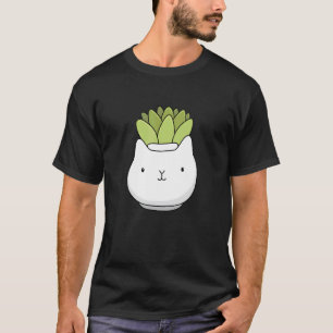 Cute cat succulent pot T-Shirt