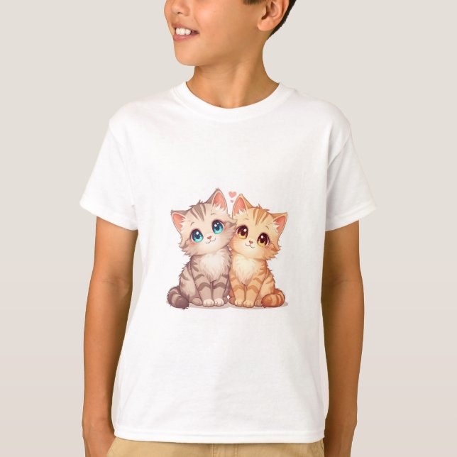 Cute Cat T-Shirt (Front)