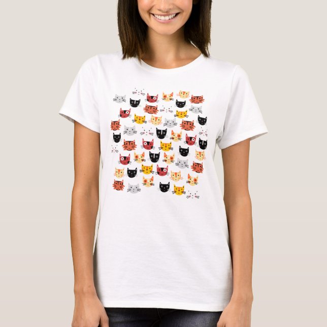 Cute Cat T-Shirt (Front)
