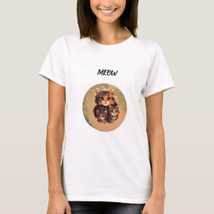 Cute Cat T-Shirt – Adorable Kitten MEOW Design for