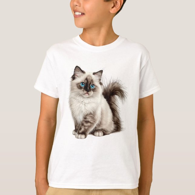 Cute Cat Tee Cat Mom Cat Dad (Front)