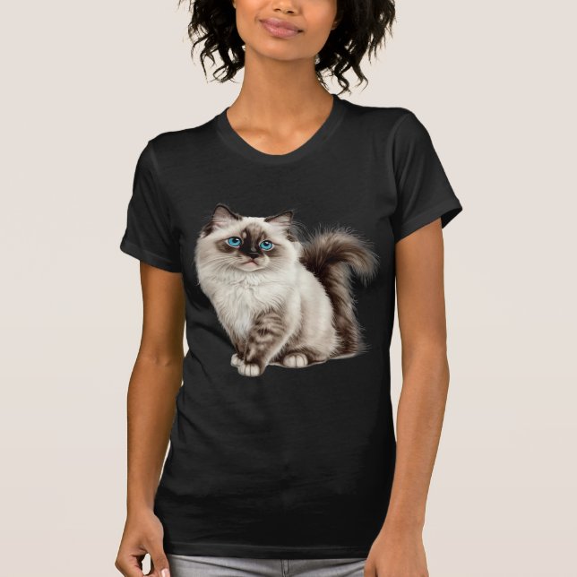 Cute Cat Tee Cat Mom Cat Dad (Front)