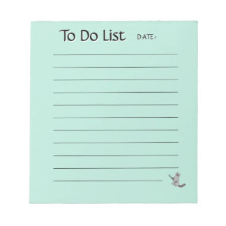Cute Cat To-Do List Notepad
