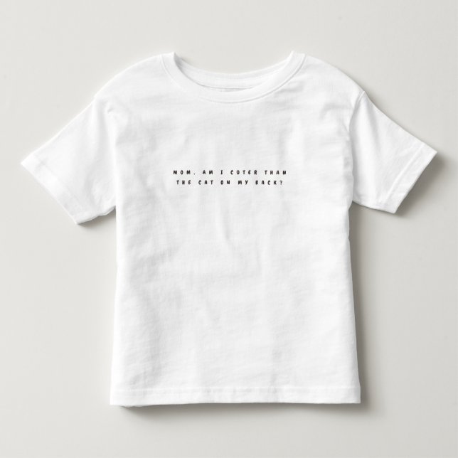 Cute Cat Toddler Shirt  (Front)