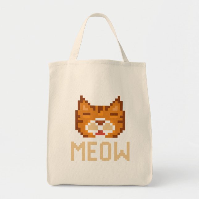 cute cat tote bag (Front)
