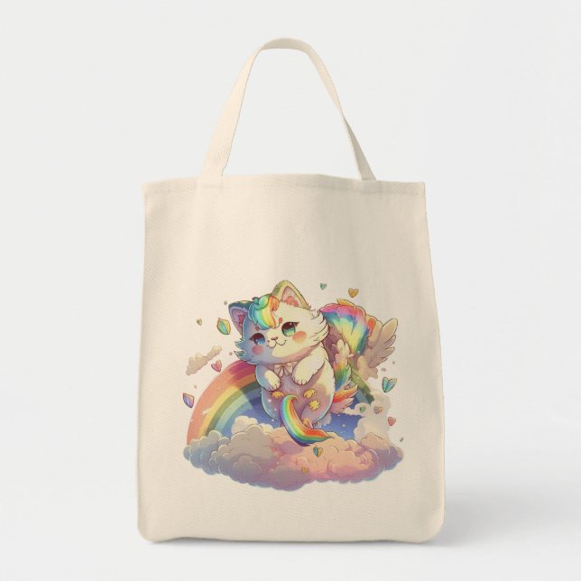 Cute Cat Tote Bag (Front)
