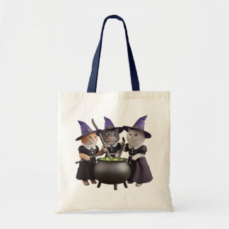 Cute Cat Trick-or-Treat Tote Bag