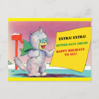 Cute Cat Vintage (altered art) Cartoon