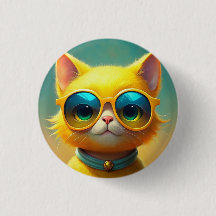 Cute cat wearing sunglasses