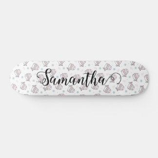 Cute Cat Winter Christmas Pattern Custom  Skateboard