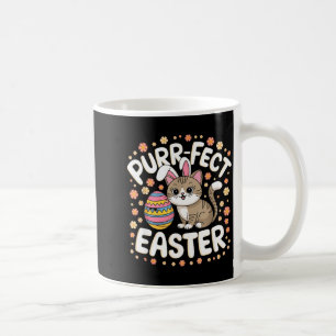 Cute cat with bunny ears fun easter pet loverCute Coffee Mug