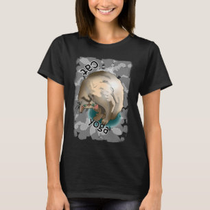 Cute Cat Yoga Neck Stretch T-Shirt
