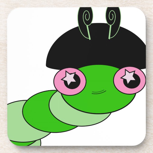 Cute Caterpillar Coaster (Front)
