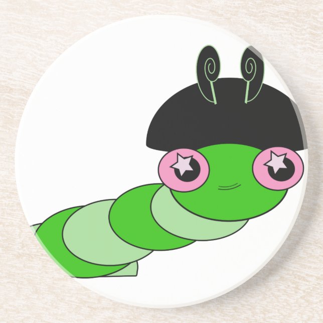 Cute Caterpillar Coaster (Front)