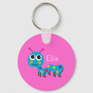 Cute Caterpillar Keychain