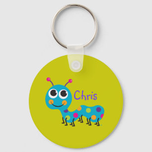 Cute Caterpillar Keychain