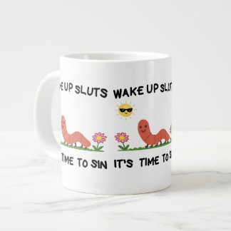 Cute Caterpillar Mug | wake up sl*ts