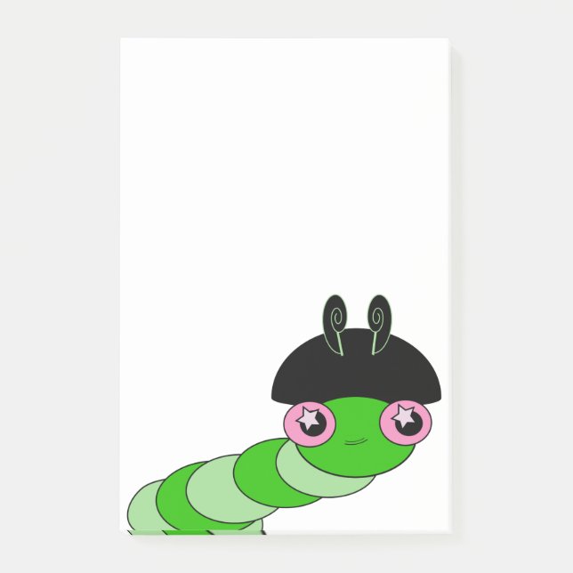 Cute Caterpillar Post-it Notes (Front)