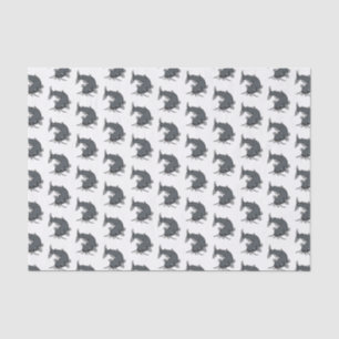 Cute catfish cartoon illustration tissue paper