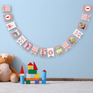 Cute cats and gifts   Pink Bunting Flags