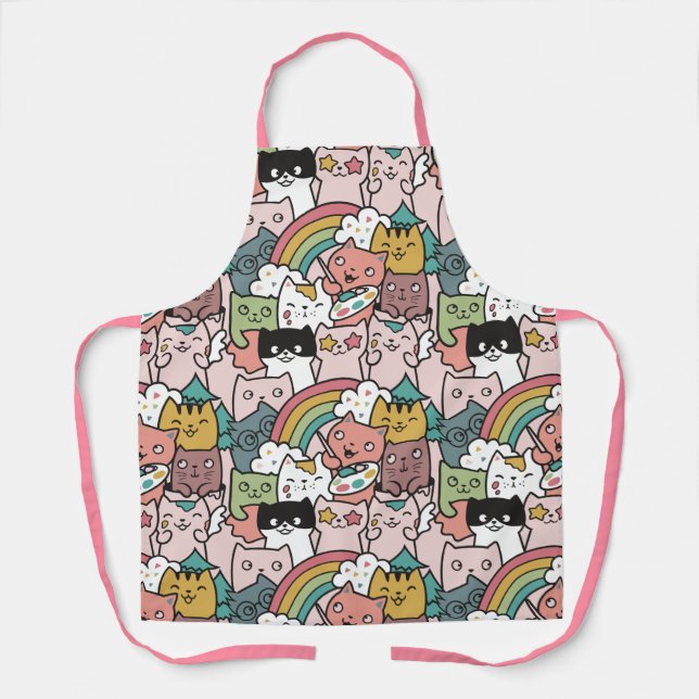 Cute Cats Apron (Front)