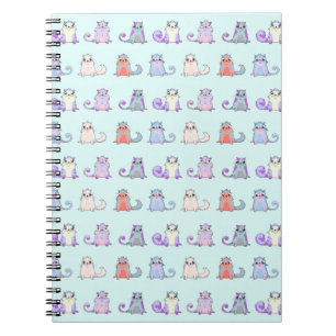 Cute cats are cryptokitties pattern 1 notebook