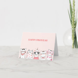 Cute cats card