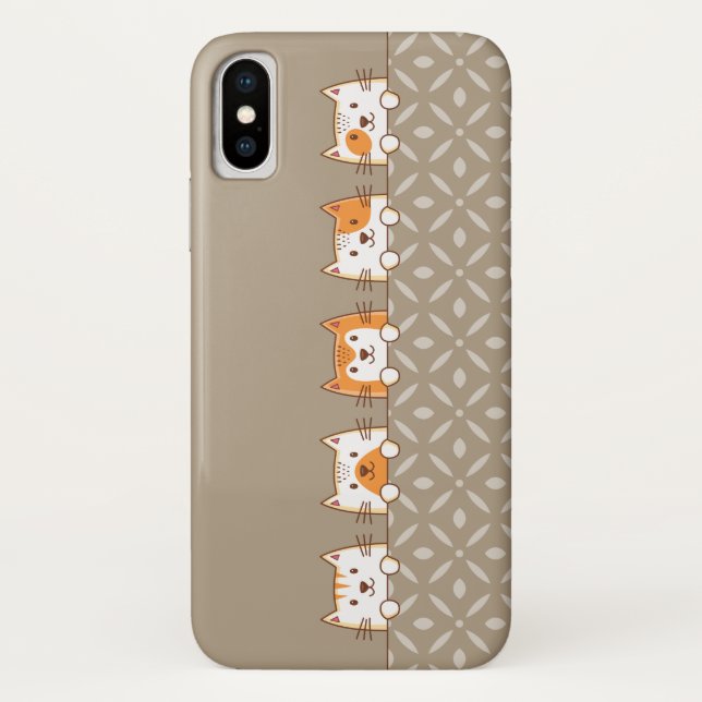 Cute Cats Case-Mate iPhone Case (Back)
