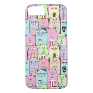 Cute Cats Case-Mate iPhone Case
