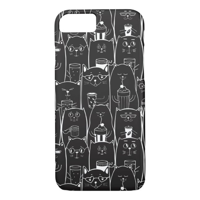 Cute Cats Case-Mate iPhone Case (Back)