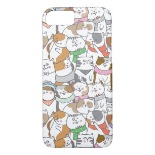 Cute Cats Case-Mate iPhone Case