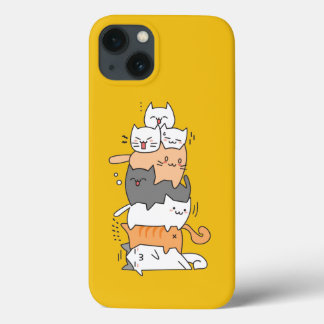 Cute cats iPhone 13 case