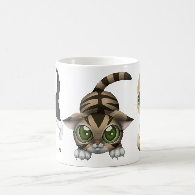 Cute Cats Coffee Mug (Center)