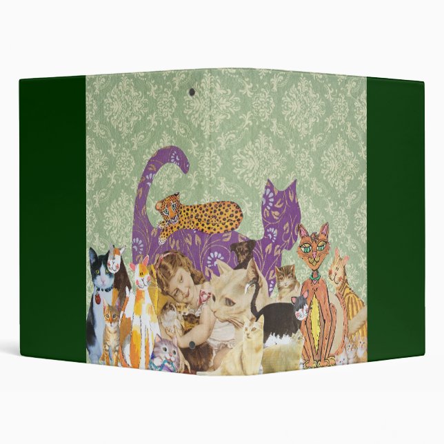 Cute Cats Collage 3 by Kewzoo Binder (Background)