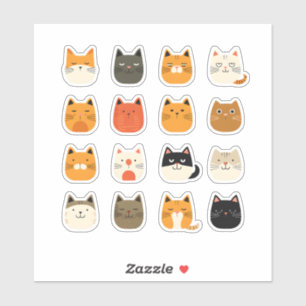 Cute Cats Expression Sticker