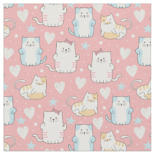 Cute Cats Fabric