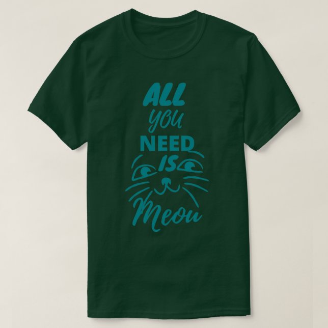 cute cats face T-Shirt (Design Front)
