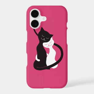 Cute Cats In Love Pink Cat Lover