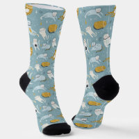 Cute cats in silly space suits children's pattern