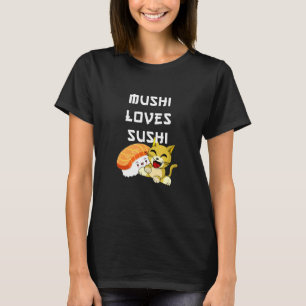 Cute Cats Japanese Nigiri Cute Cat Loves Sushi T-Shirt