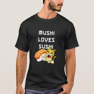 Cute Cats Japanese Nigiri Cute Cat Loves Sushi T-Shirt
