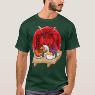 Cute Cats Japanese Nigiri Cute Cat Loves Sushi  T-Shirt