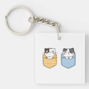 Cute Cats Keychain