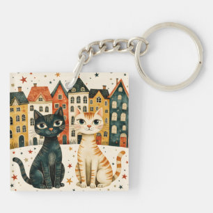 Cute Cats Keychain