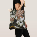 Cute Cats Kittens Portrait Vintage Art Monogrammed Tote Bag<br><div class="desc">Create your own custom, personalized, art lovers' / cat / animal lovers', elegant faux gold typography script font monogram / initial / text, stylish, pretty, earth-friendly, all-over-print tote bag featuring a wonderful intricate detailed vintage oil on canvas painting, by Carl Kahler, of a clowder of 42 majestic beautiful cute cats...</div>