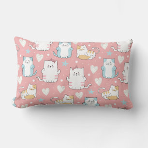 Cute Cats Lumbar Pillow