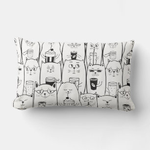 Cute Cats Lumbar Pillow