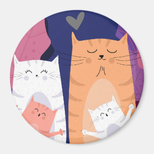Cute Cats Magnet
