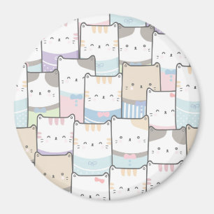 Cute Cats Magnet