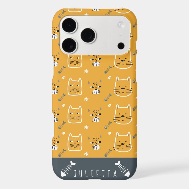 Cute Cats Modern Personalized Pattern (Back)